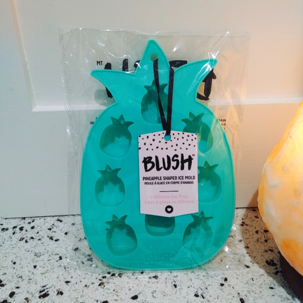 $10 or 5/$25 Blush Pineapple Shaped Ice Mold Silicone Tray